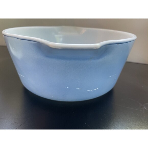 VINTAGE PYREX OCEAN FILIGREE 1973 CASSEROLE DISH W/ LID & CRADLE 2.5QT RARE - Picture 10 of 13